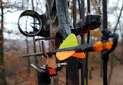 Bogenjagd in West-Ungarn in Jagdgatter (700 ha)